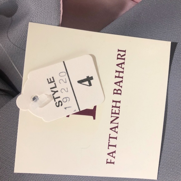 NWT Fattaneh Bahari Vintage Y2K 2 Piece Dress Jacket Suit Set Size 4 Altered - Picture 15 of 15